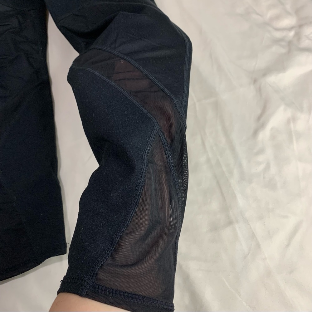 Fabletics - Asymmetrical Mesh & Moto Style Legging - image 3